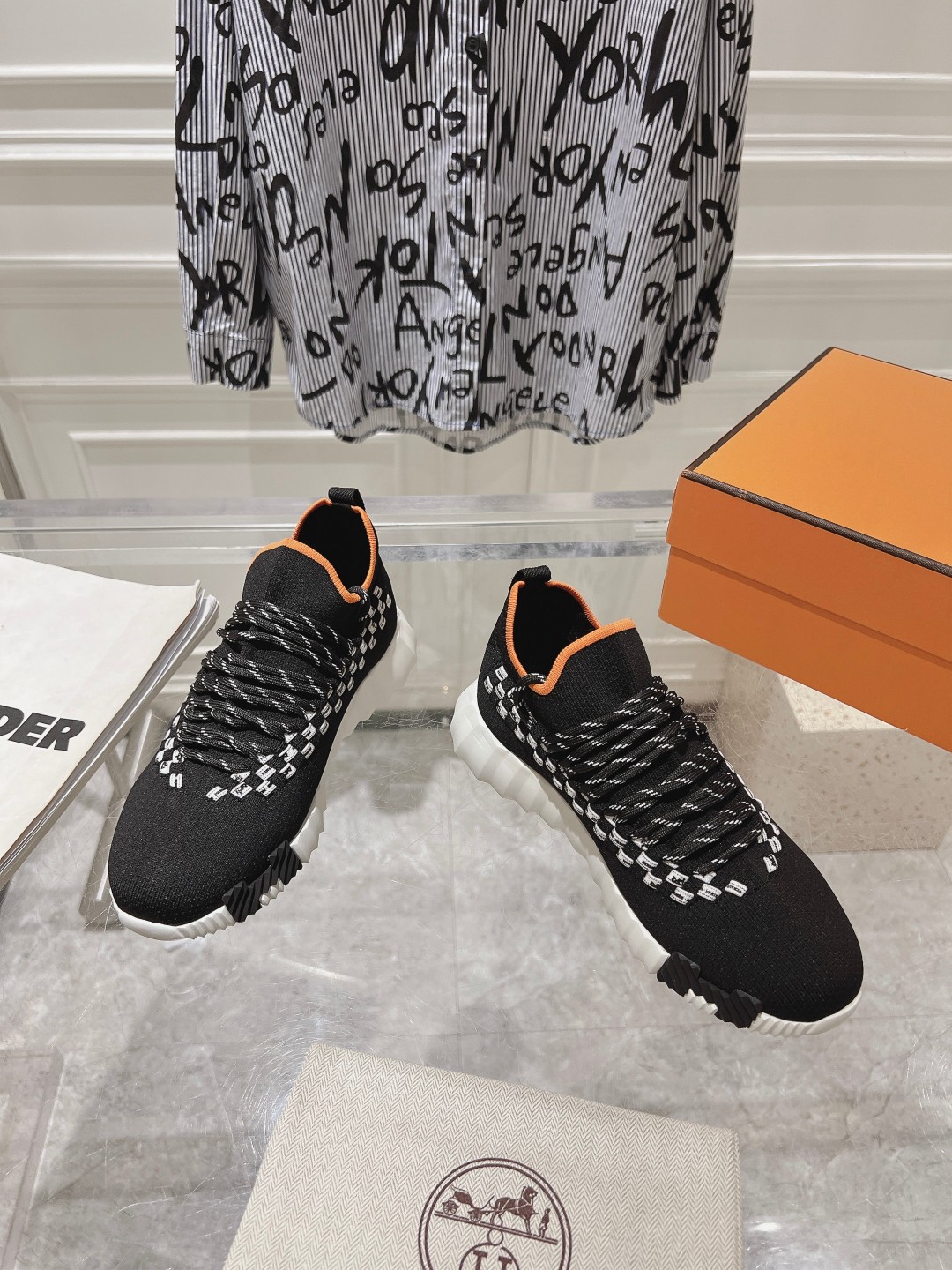 Hermes Couple Running Shoes Breathable M-l