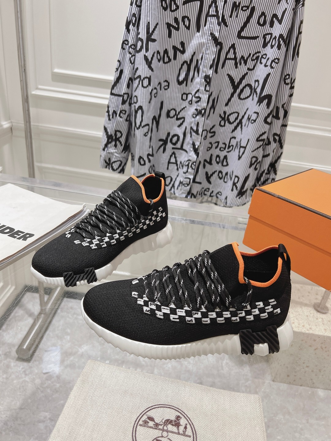 Hermes Couple Running Shoes Breathable M-l