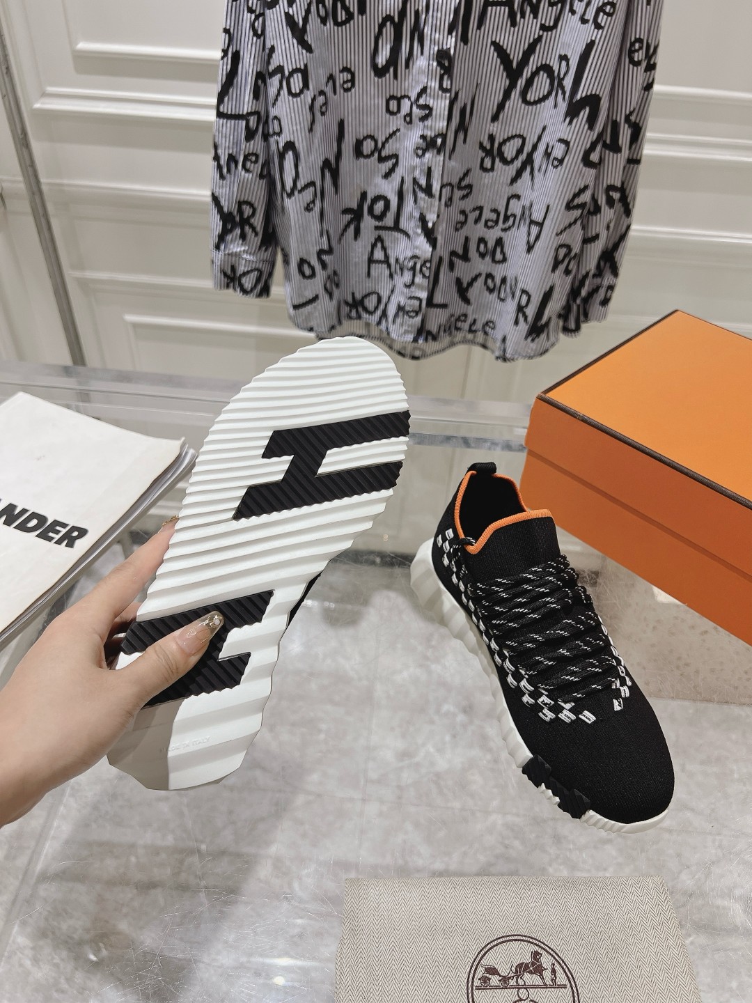 Hermes Couple Running Shoes Breathable M-l