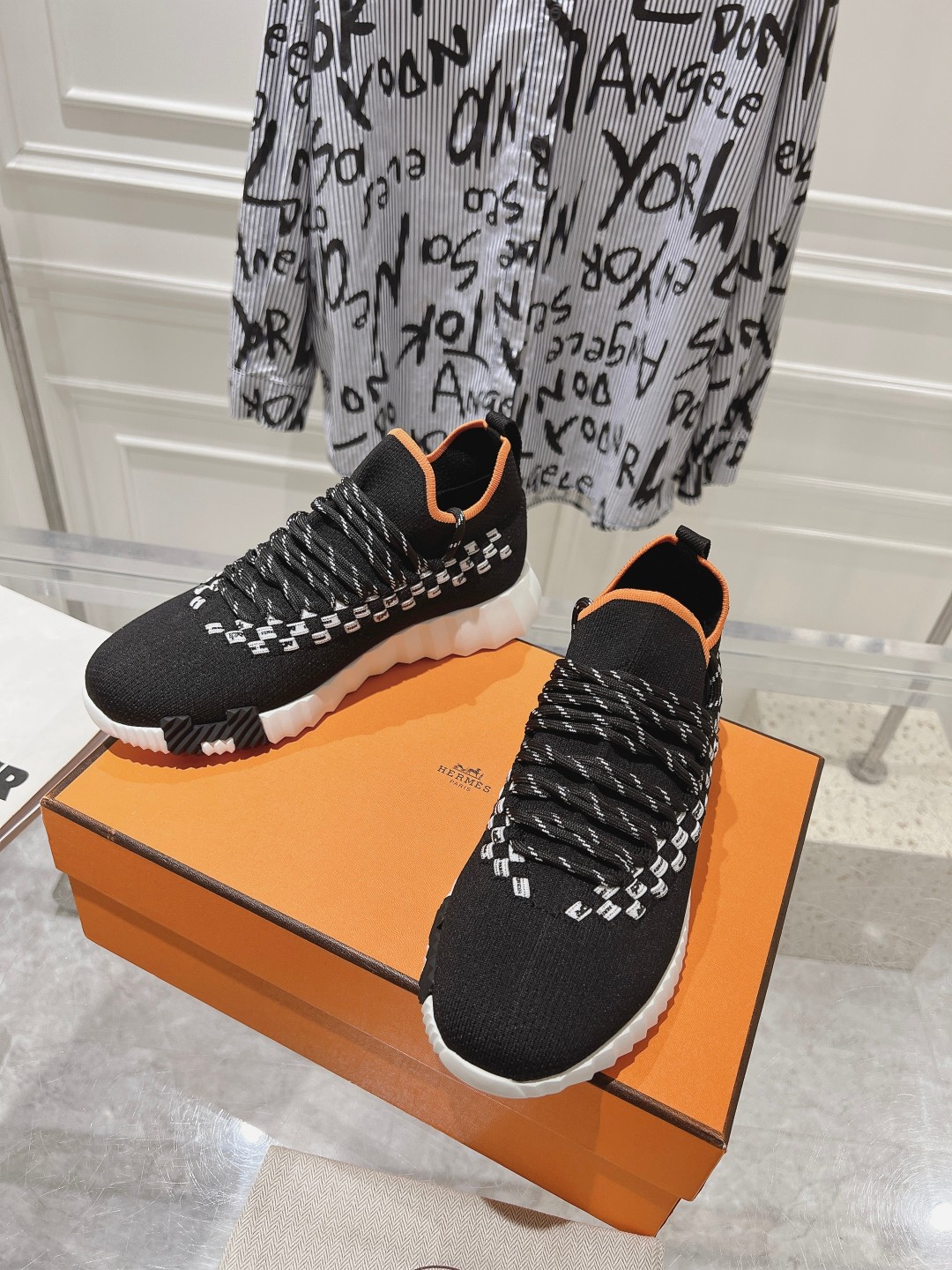 Hermes Couple Running Shoes Breathable M-l