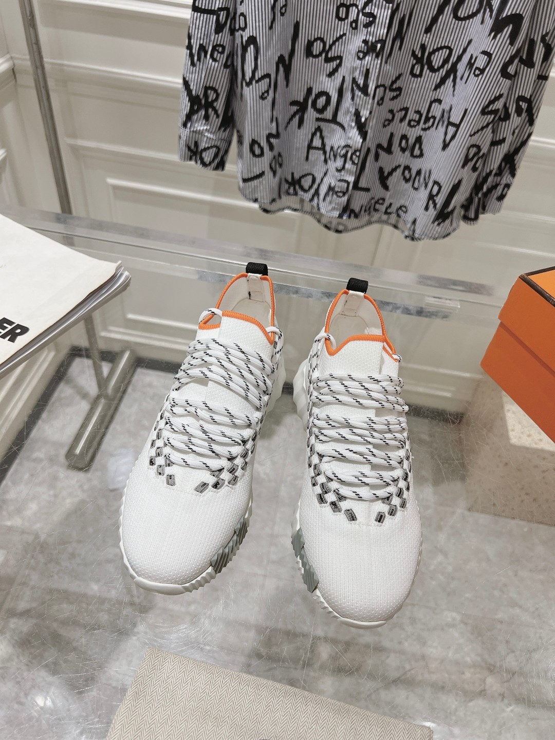 Hermes Couple Running Shoes Breathable M-l