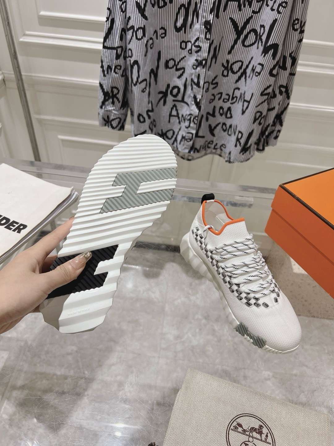 Hermes Couple Running Shoes Breathable M-l