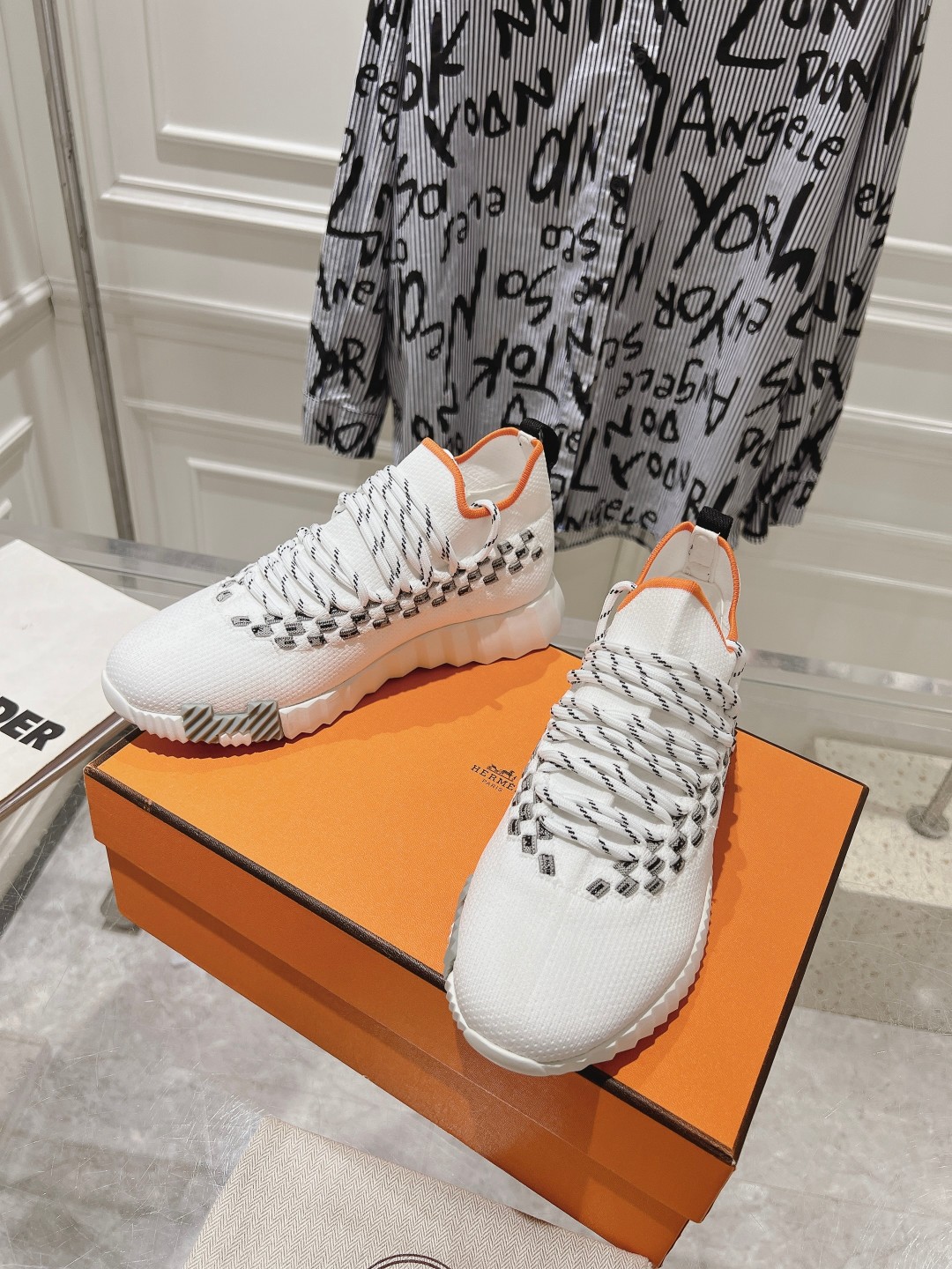 Hermes Couple Running Shoes Breathable M-l