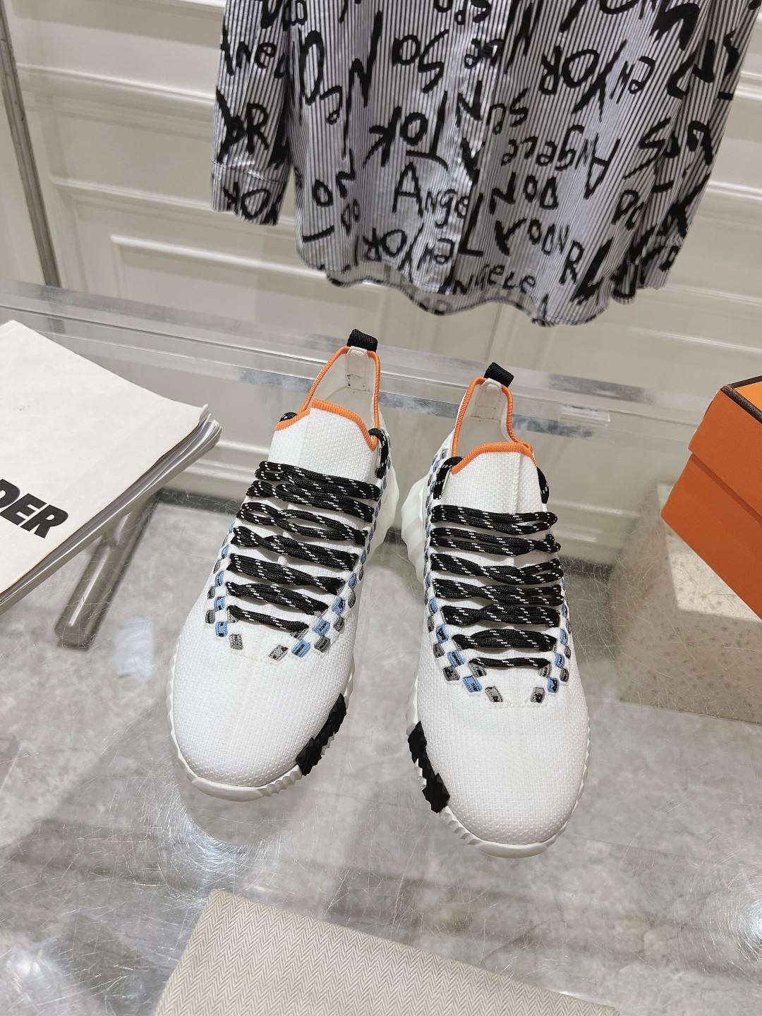 Hermes Couple Running Shoes Breathable M-l