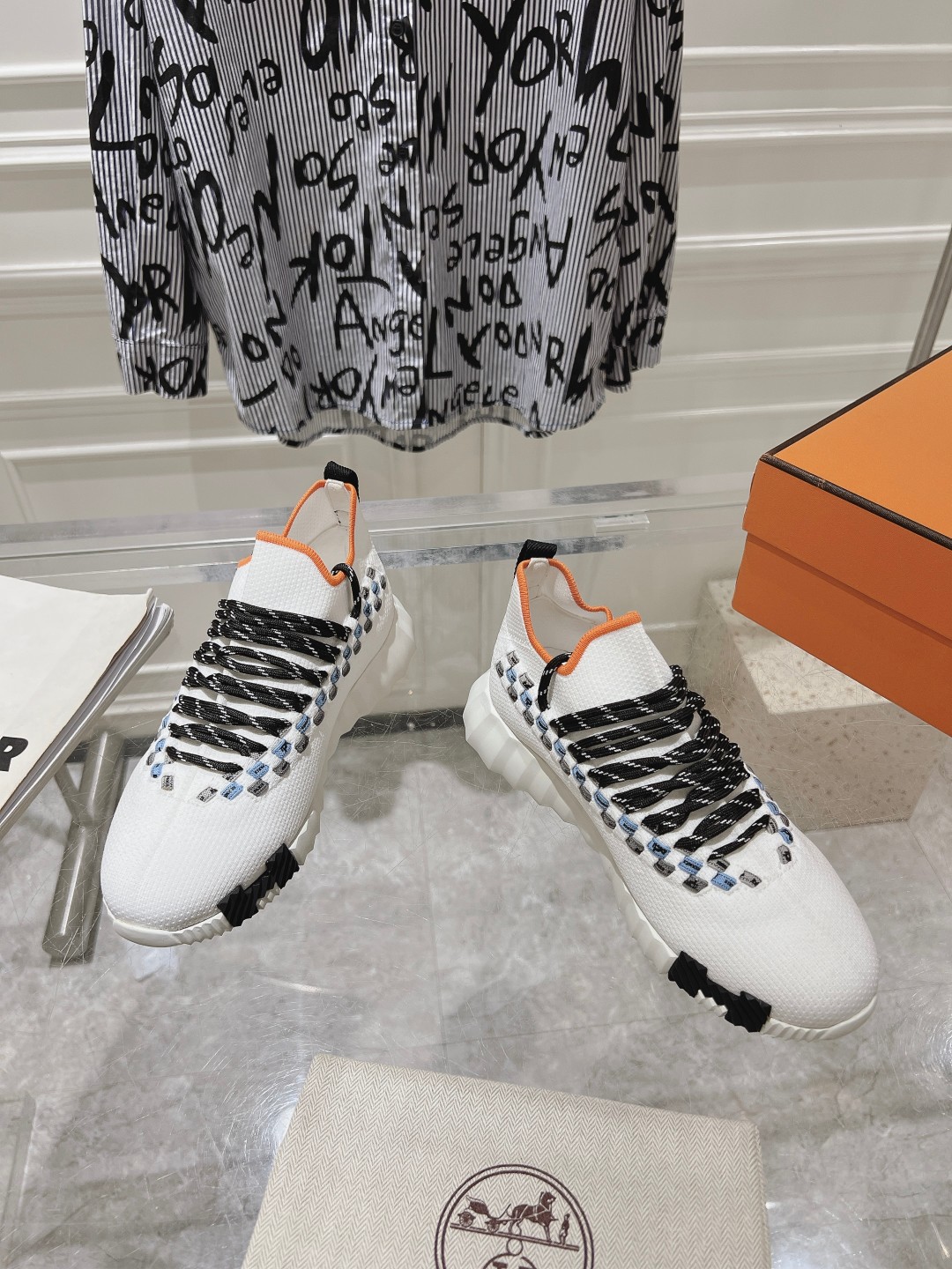 Hermes Couple Running Shoes Breathable M-l