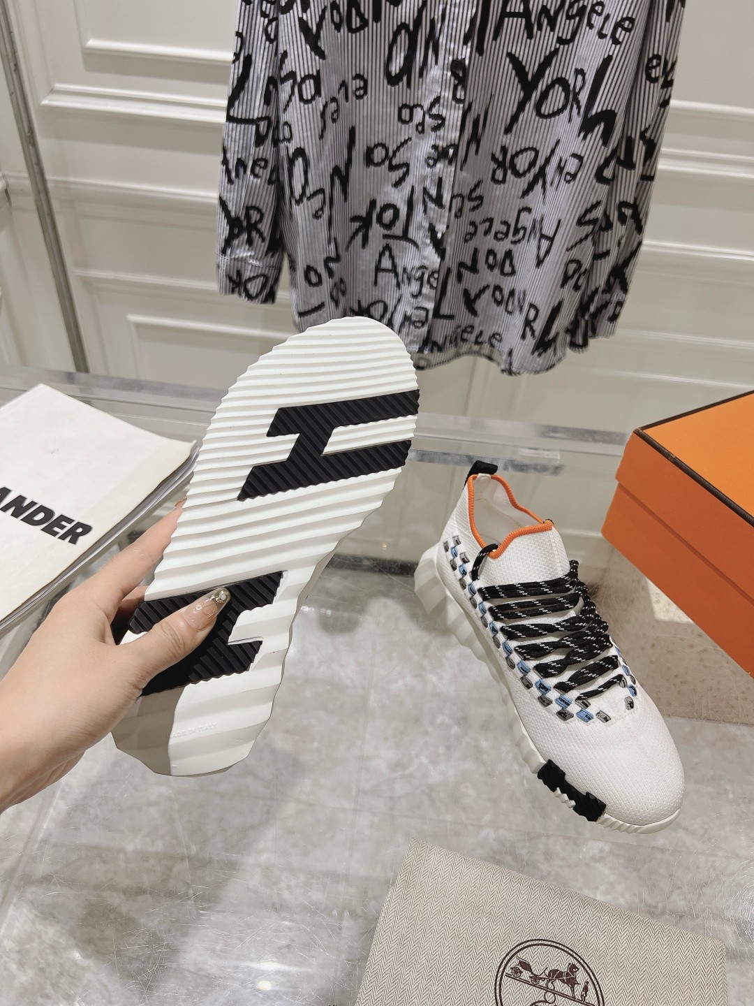 Hermes Couple Running Shoes Breathable M-l