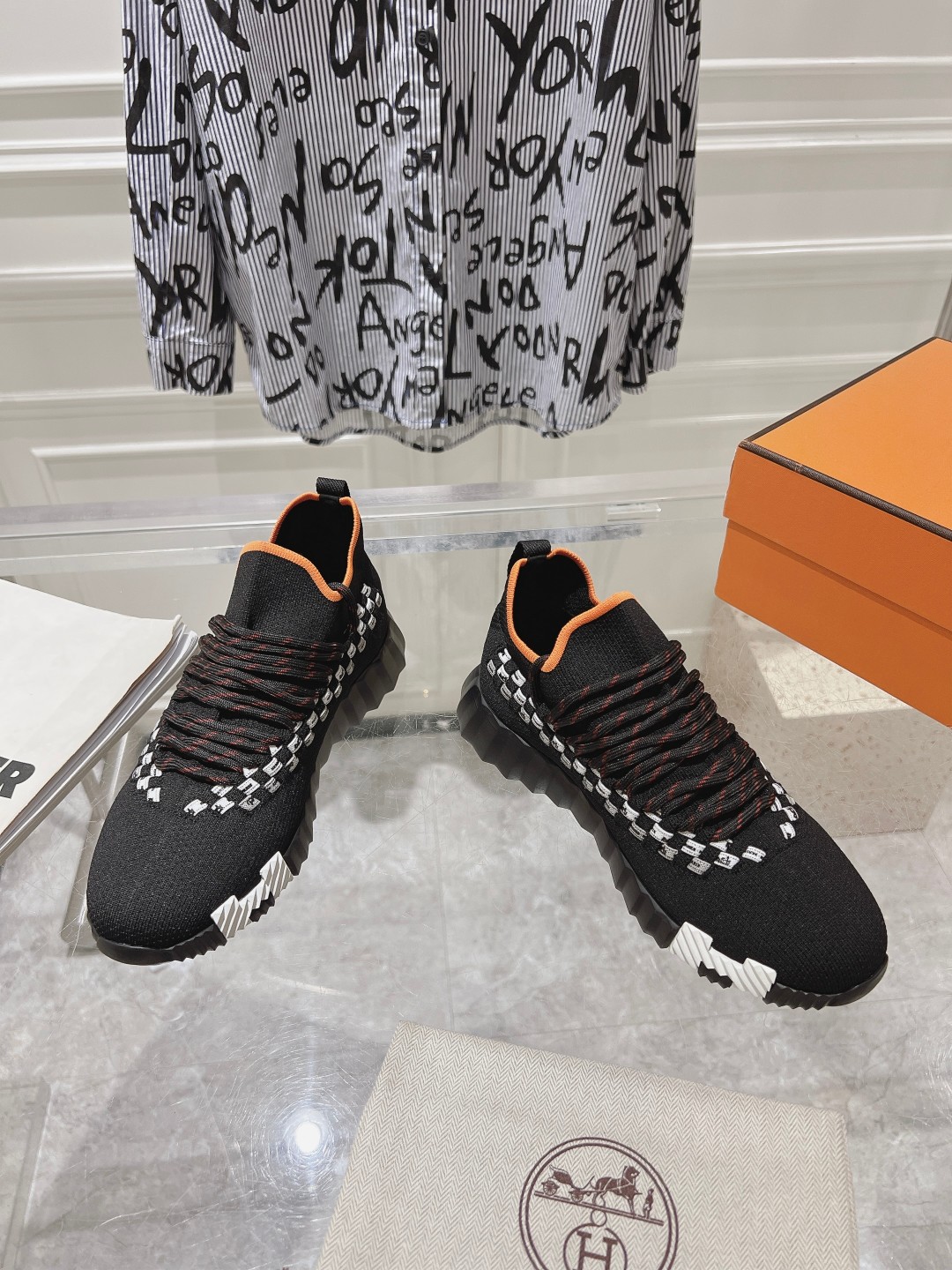 Hermes Couple Running Shoes Breathable M-l