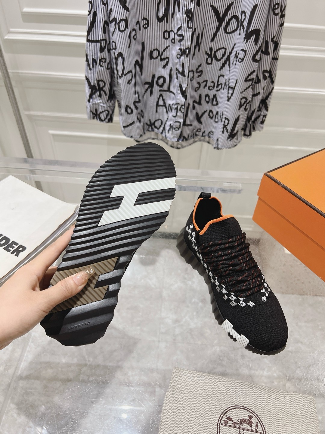 Hermes Couple Running Shoes Breathable M-l
