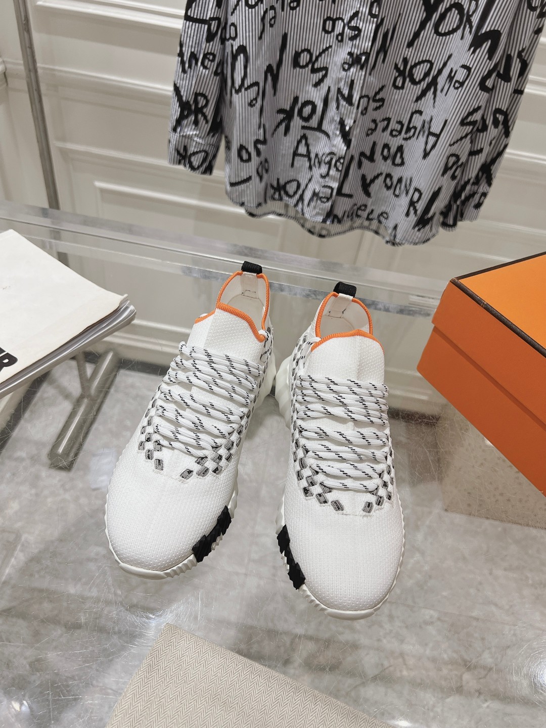 Hermes Couple Running Shoes Breathable M-l