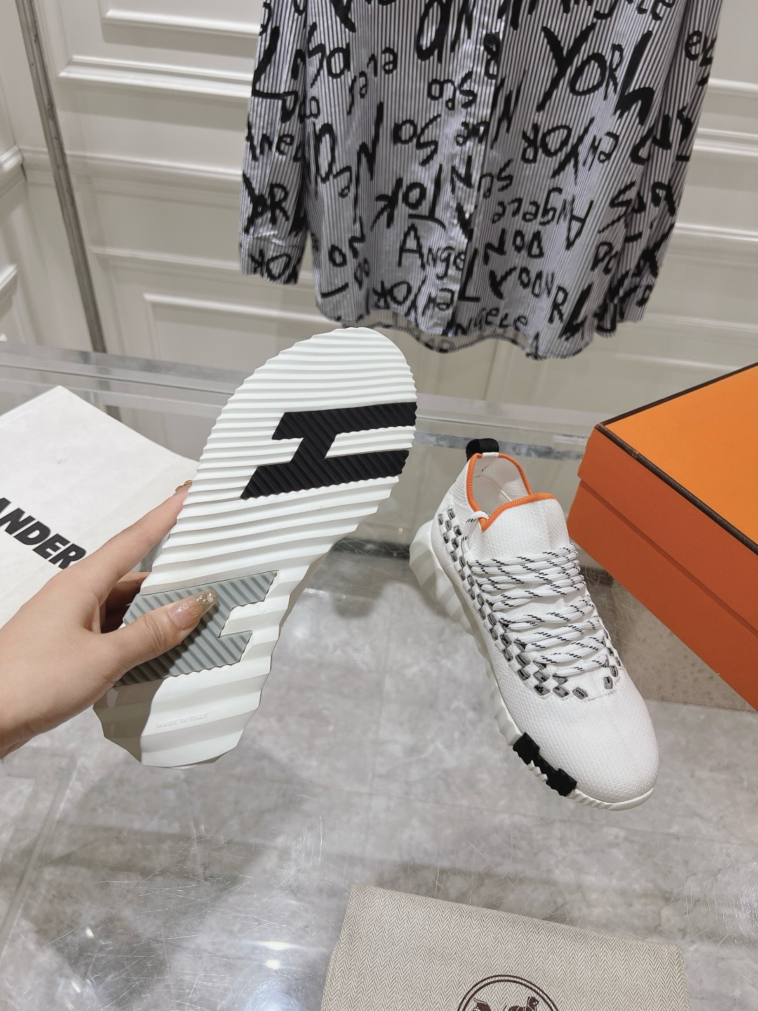 Hermes Couple Running Shoes Breathable M-l