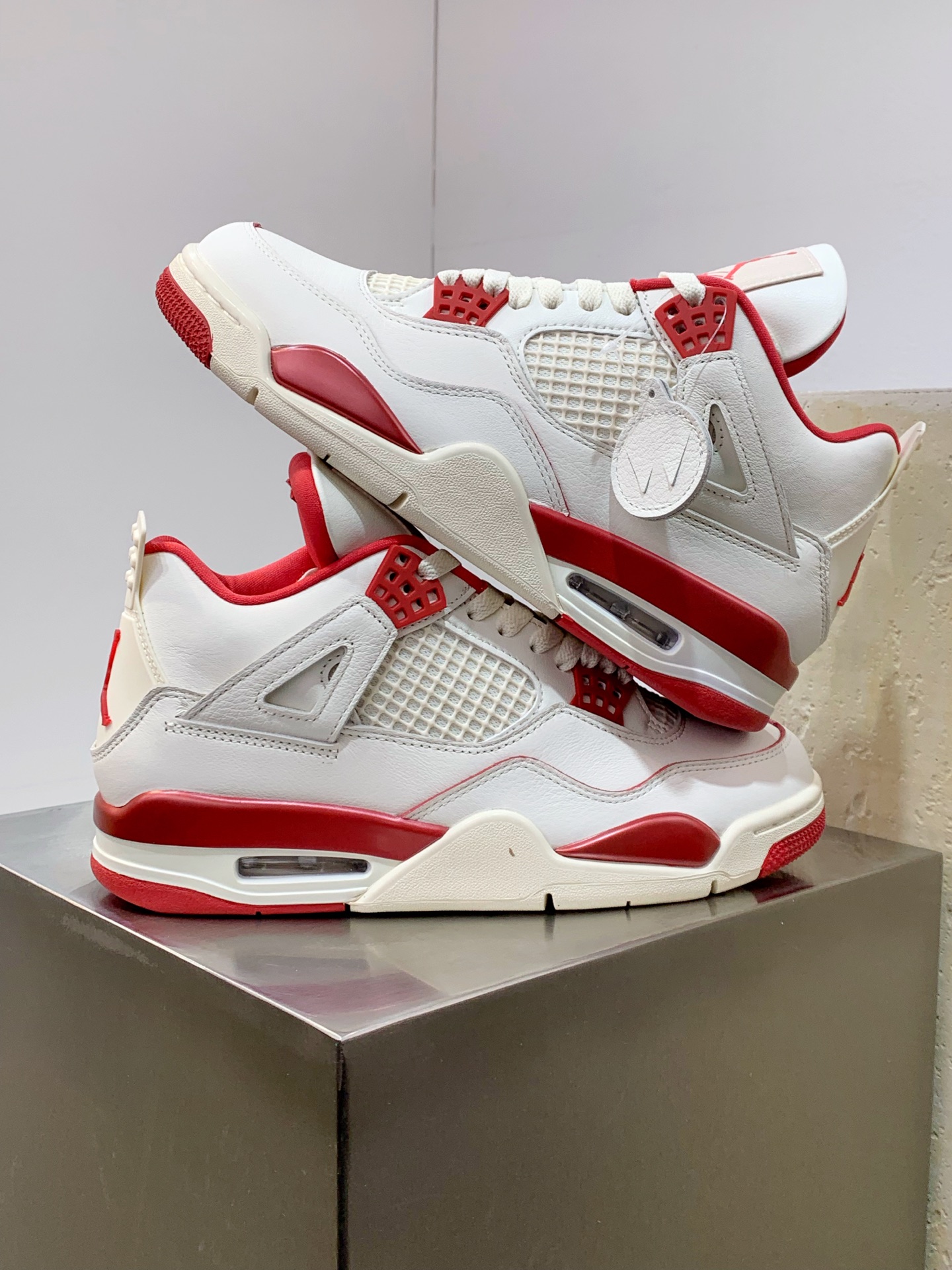 Jordan Nike Basic Shoes Red L-s