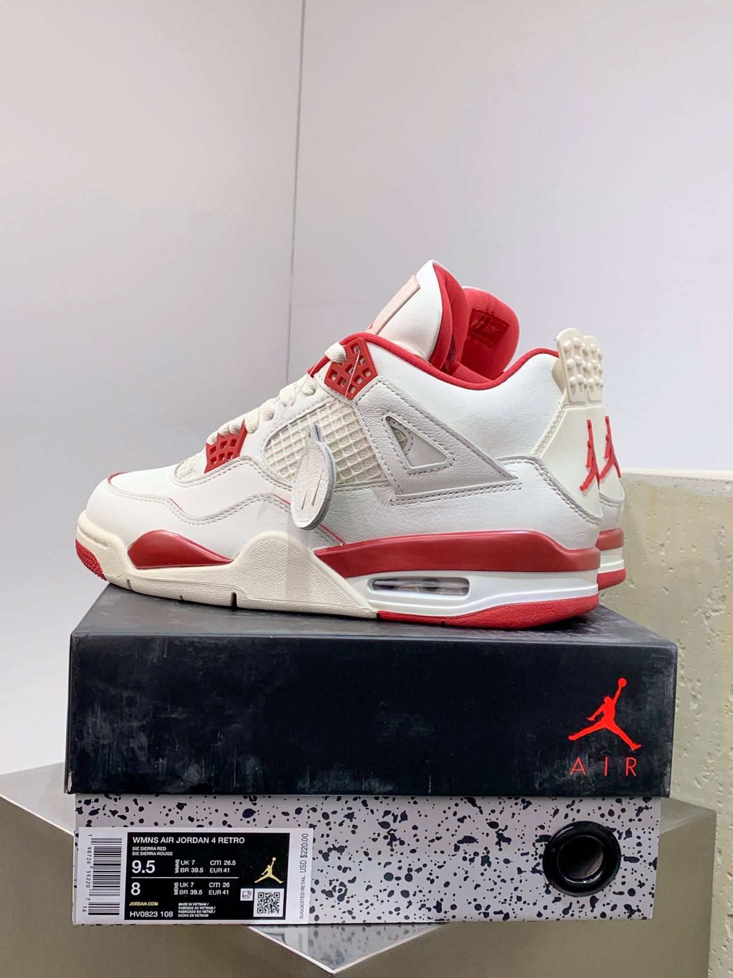 Jordan Nike Basic Shoes Red L-s