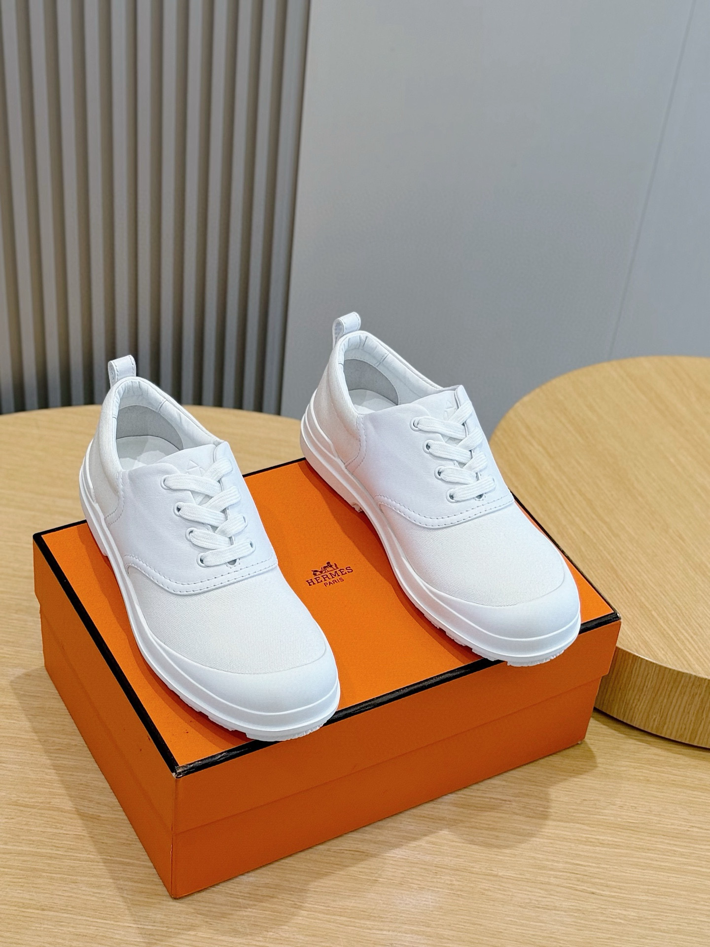 Hermes Leather Shoes Cow Leather Black M-l-s