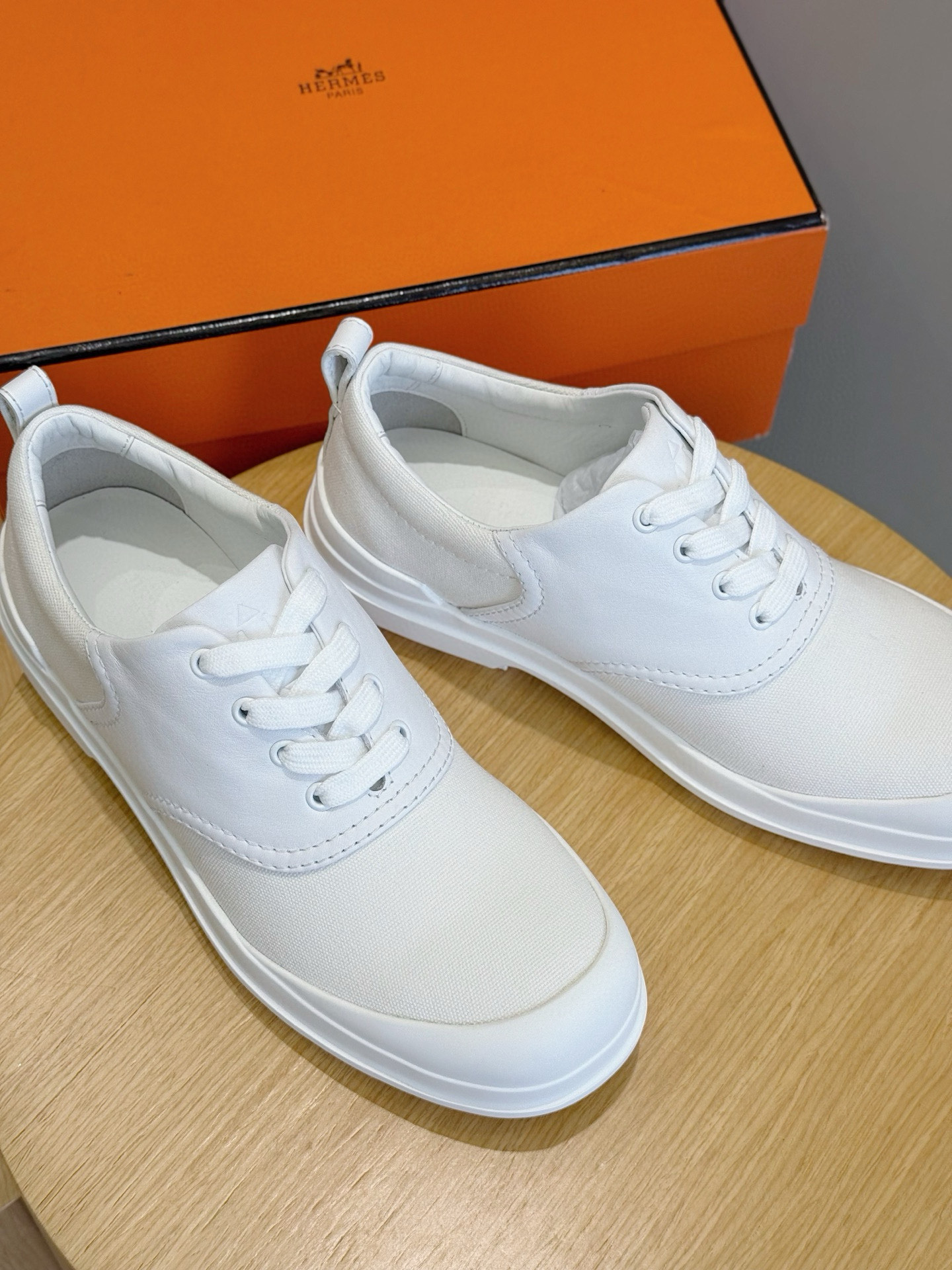 Hermes Leather Shoes Cow Leather Black M-l-s