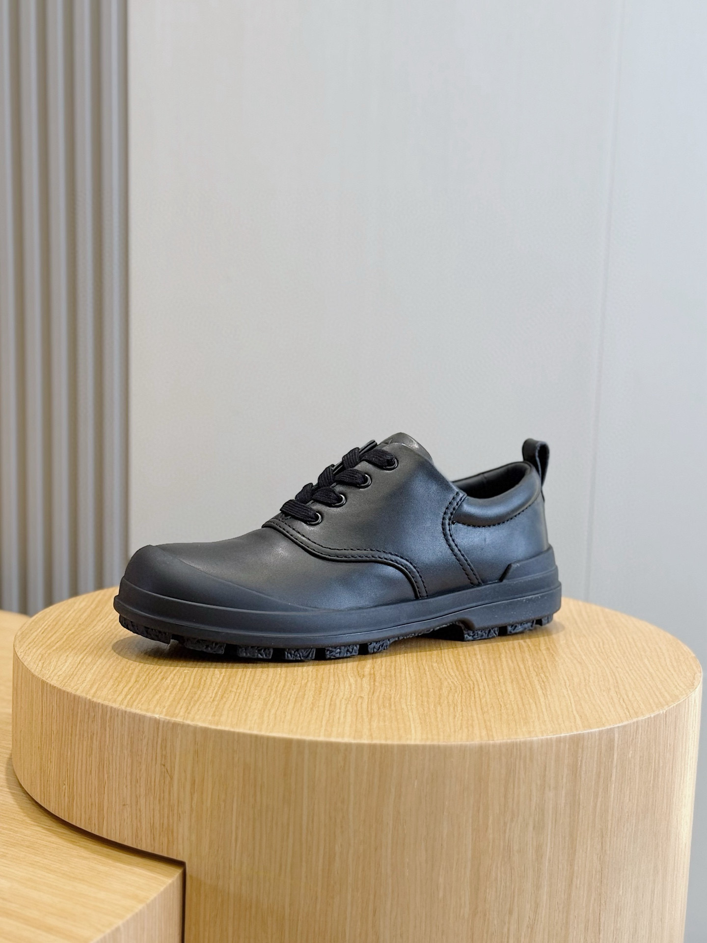 Hermes Leather Shoes Cow Leather Black M-l-s