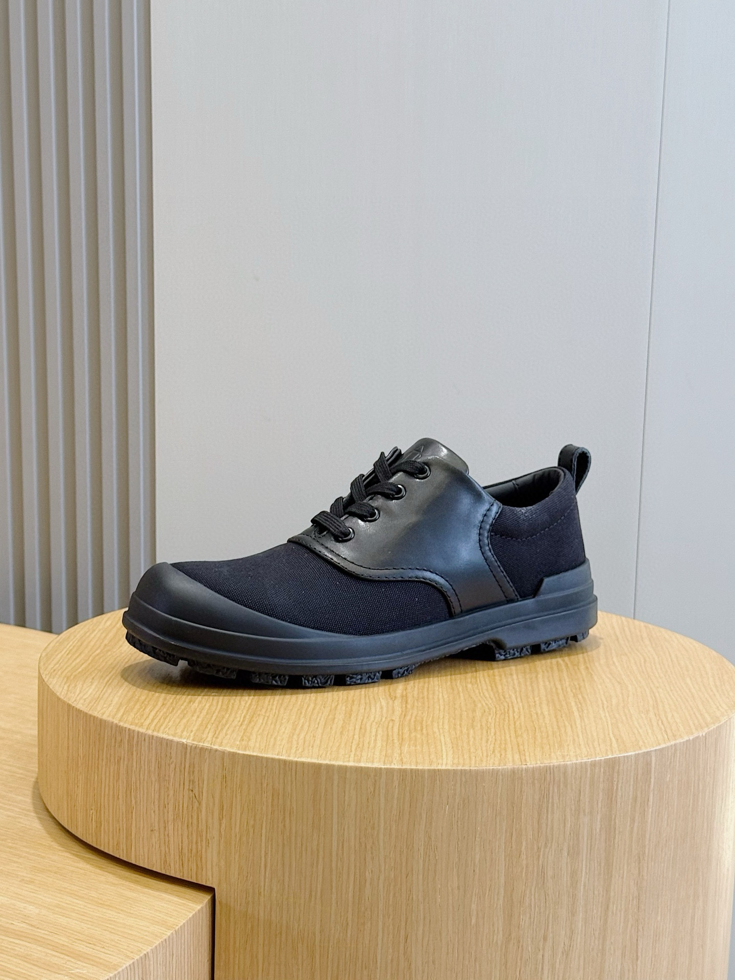 Hermes Leather Shoes Cow Leather Black M-l-s