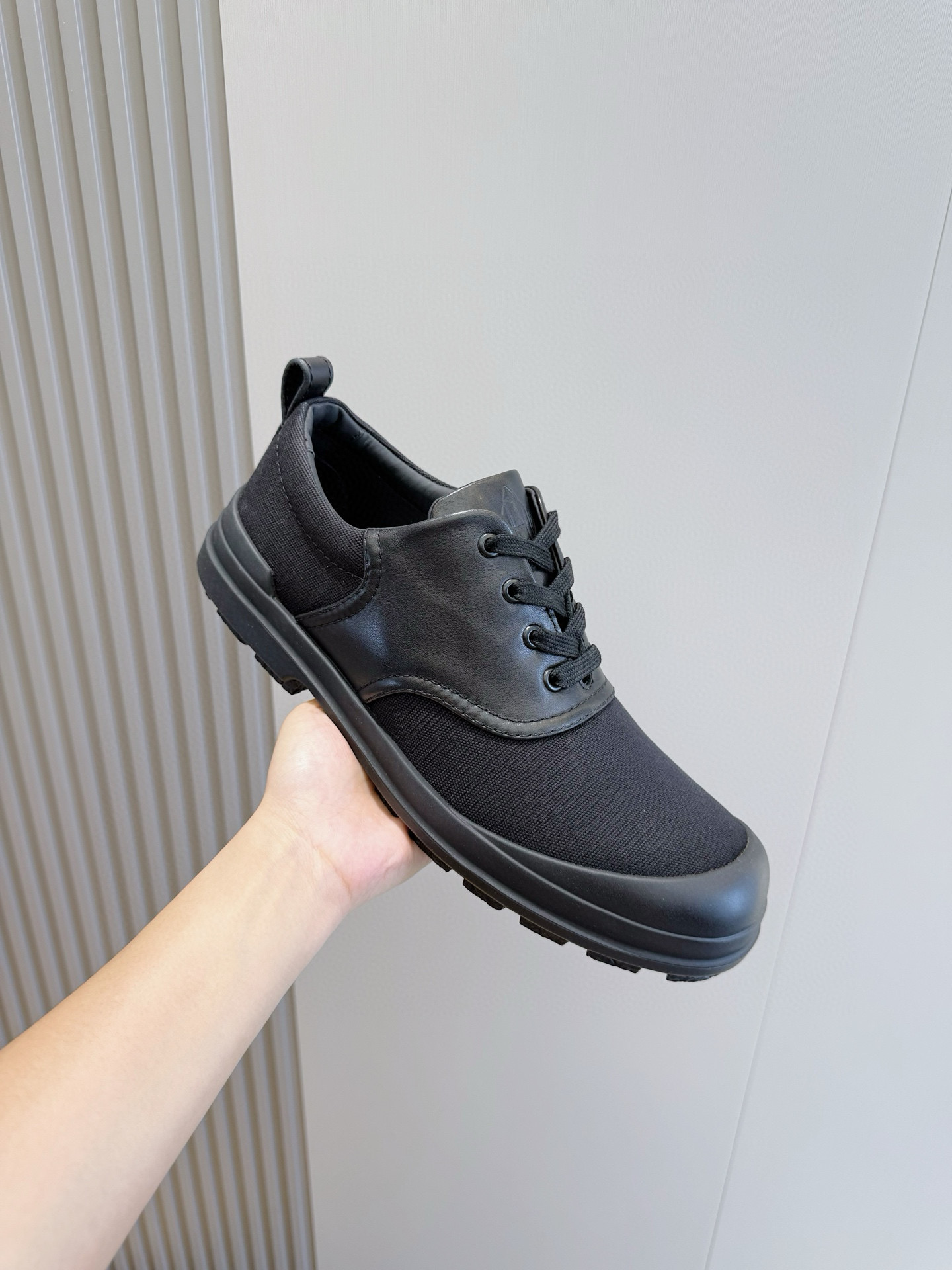 Hermes Leather Shoes Cow Leather Black M-l-s