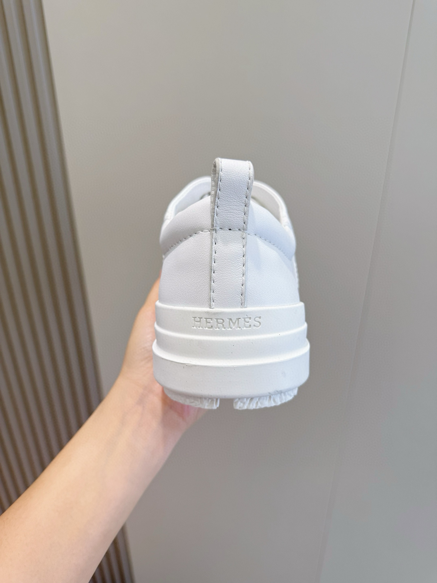 Hermes Leather Shoes Cow Leather Black M-l-s