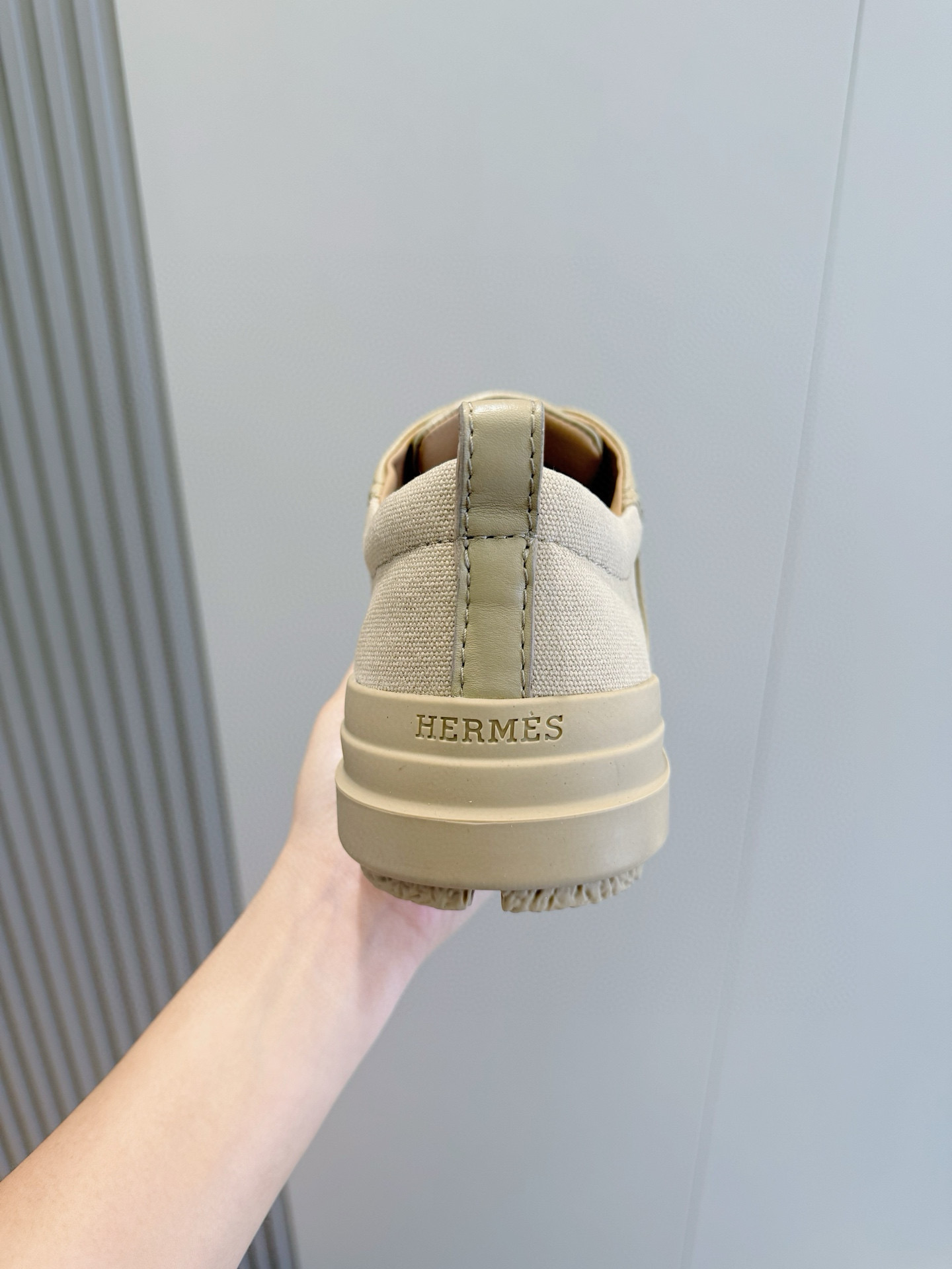 Hermes Leather Shoes Cow Leather Black M-l-s