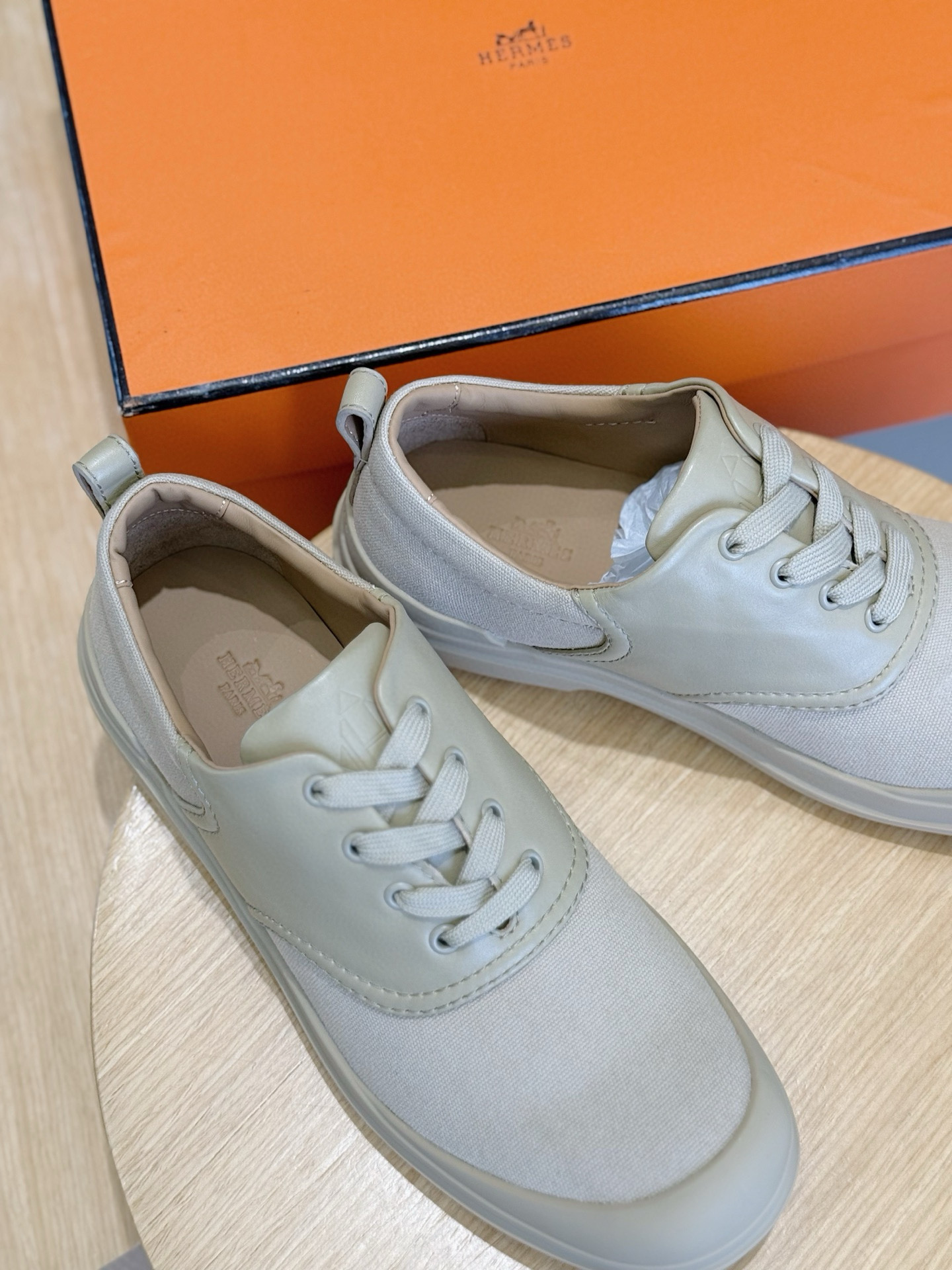 Hermes Leather Shoes Cow Leather Black M-l-s