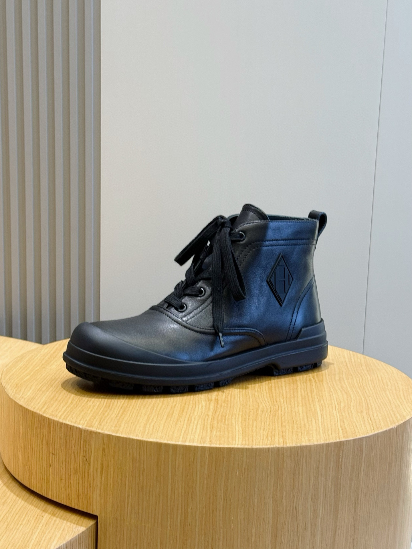 Hermes Leather Shoes Cow Leather Black M-l-s