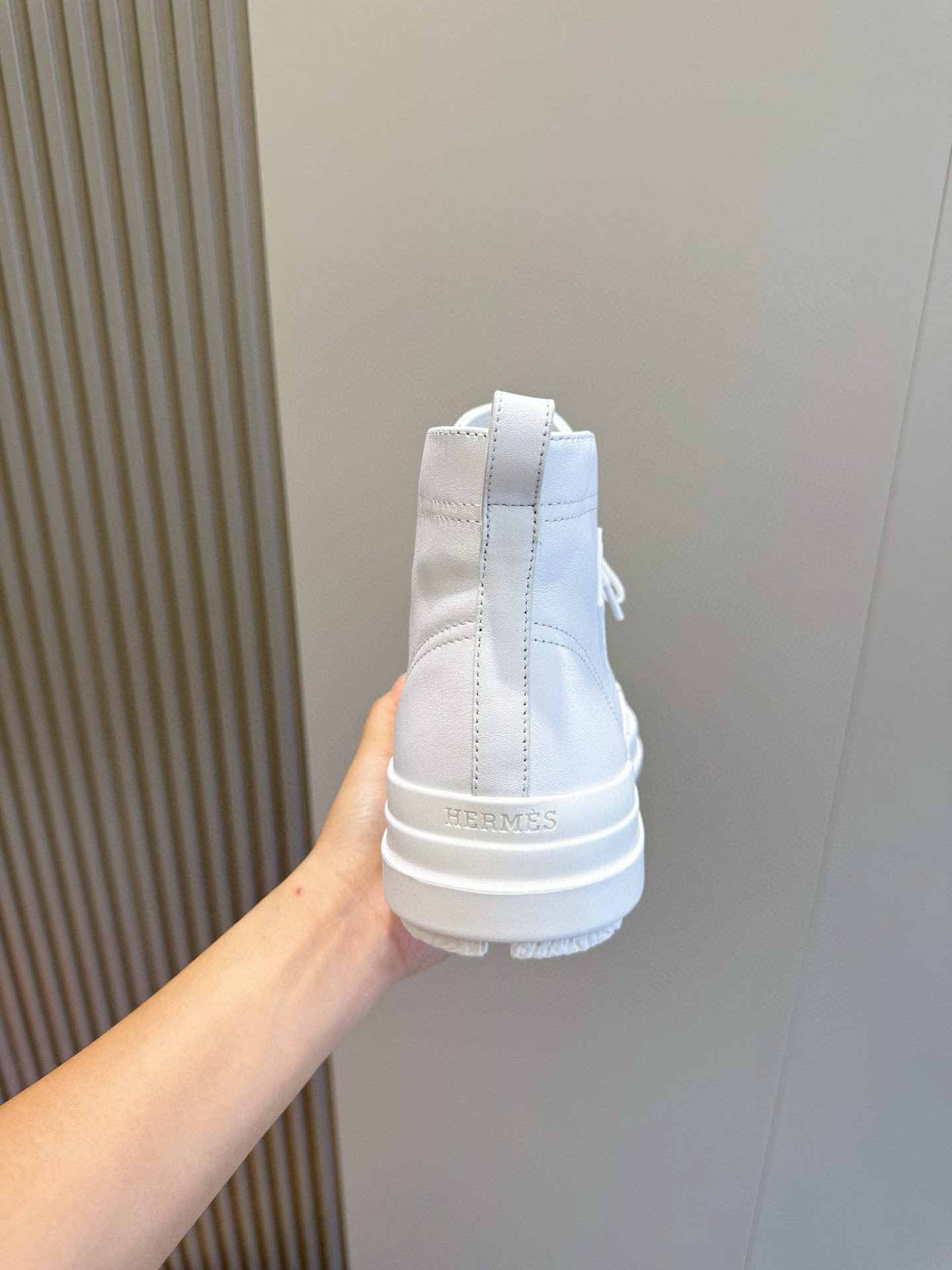 Hermes Leather Shoes Cow Leather Black M-l-s