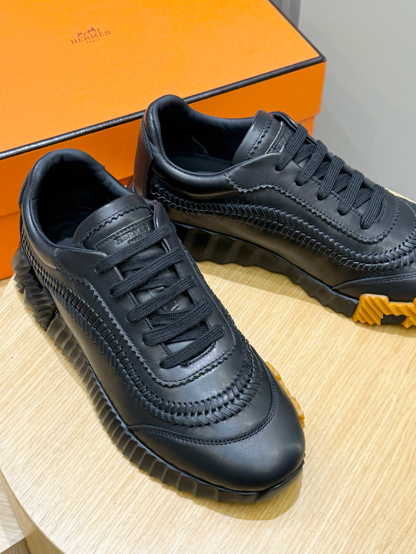 Dior Hermes Leather Shoes Cow Leather S