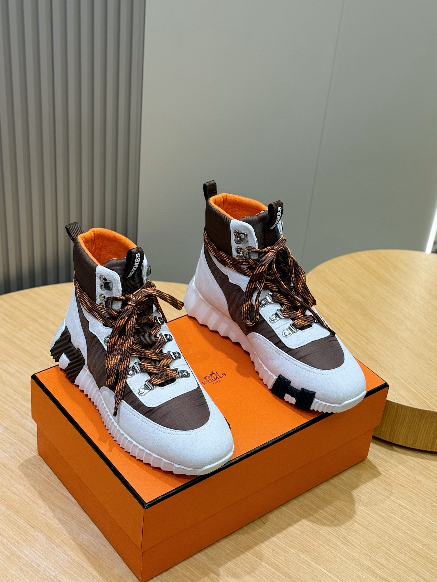 Hermes Leather Shoes Cow Leather S