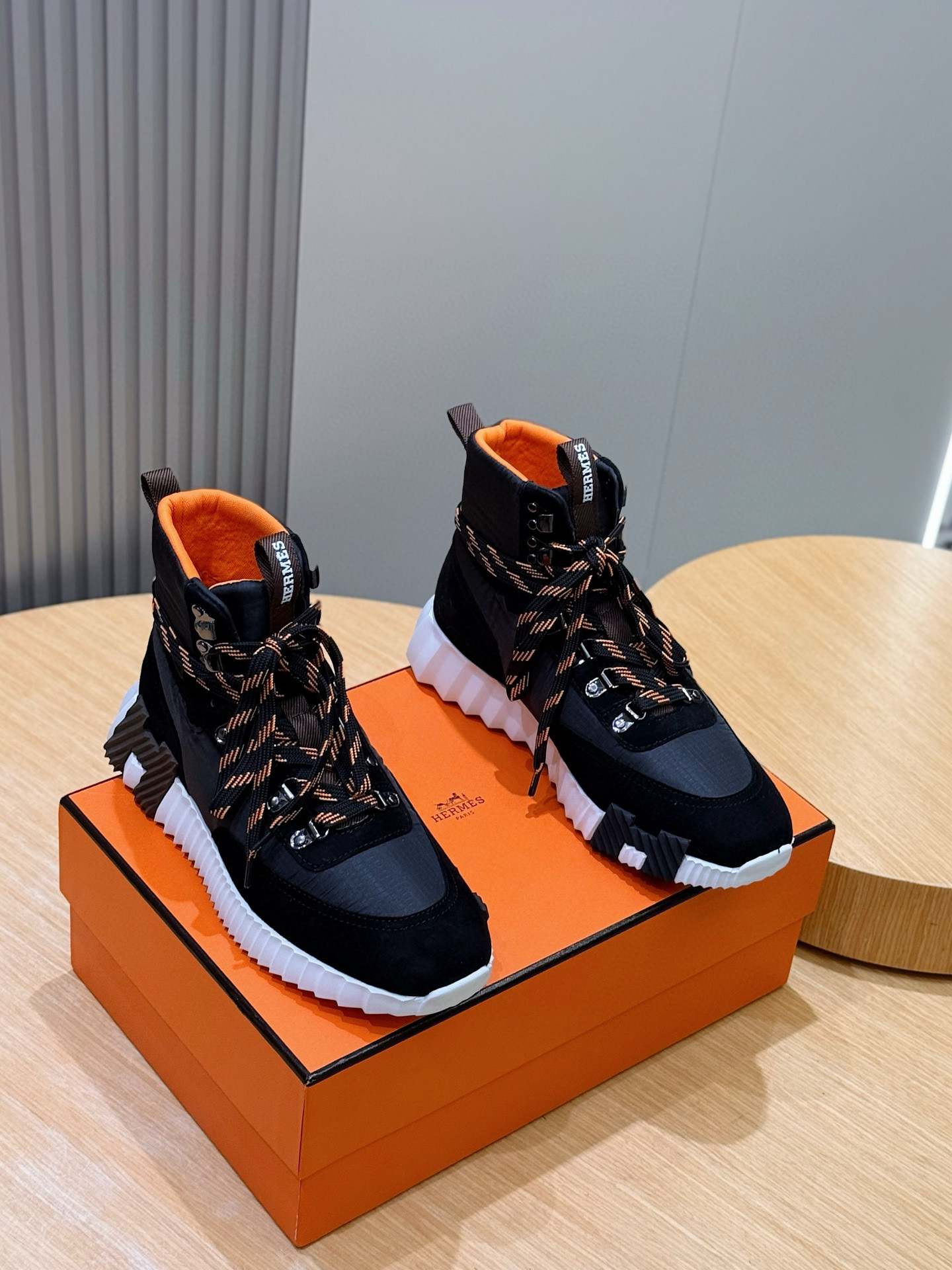 Hermes Leather Shoes Cow Leather S