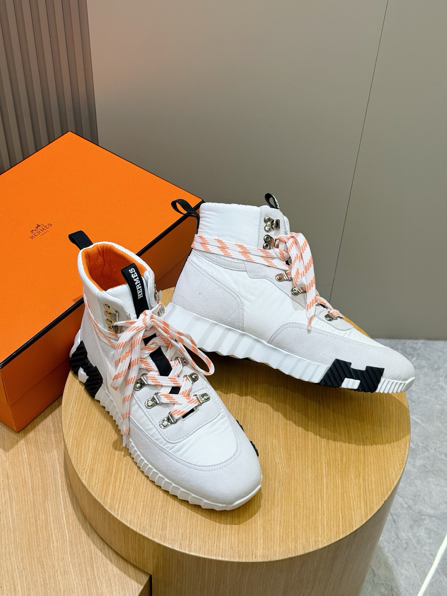 Hermes Leather Shoes Cow Leather S