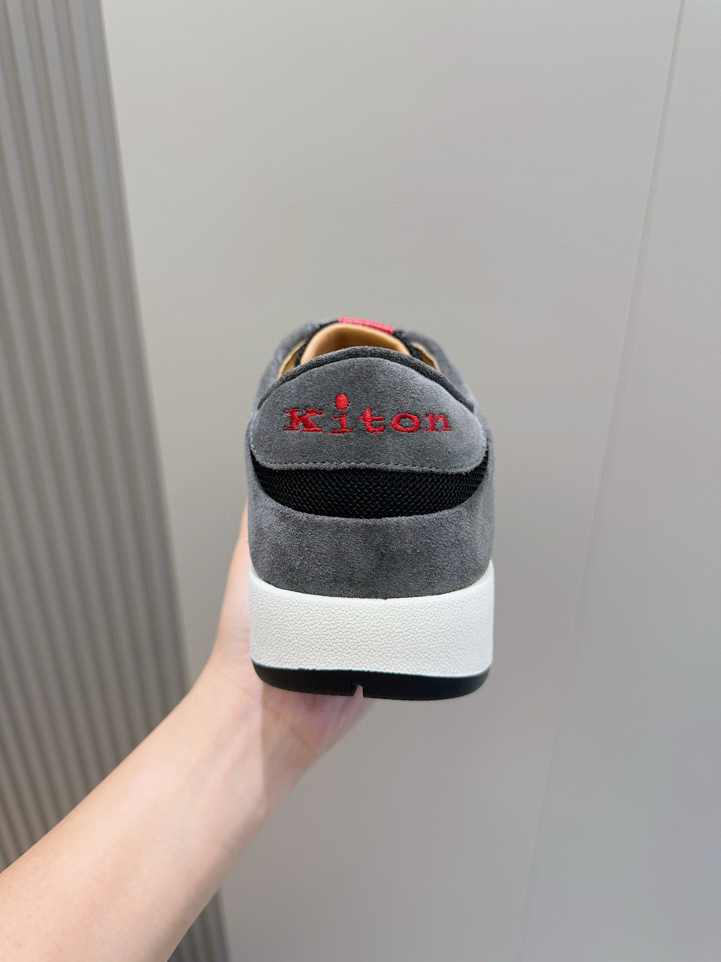 Male Sneakers Red Breathable S