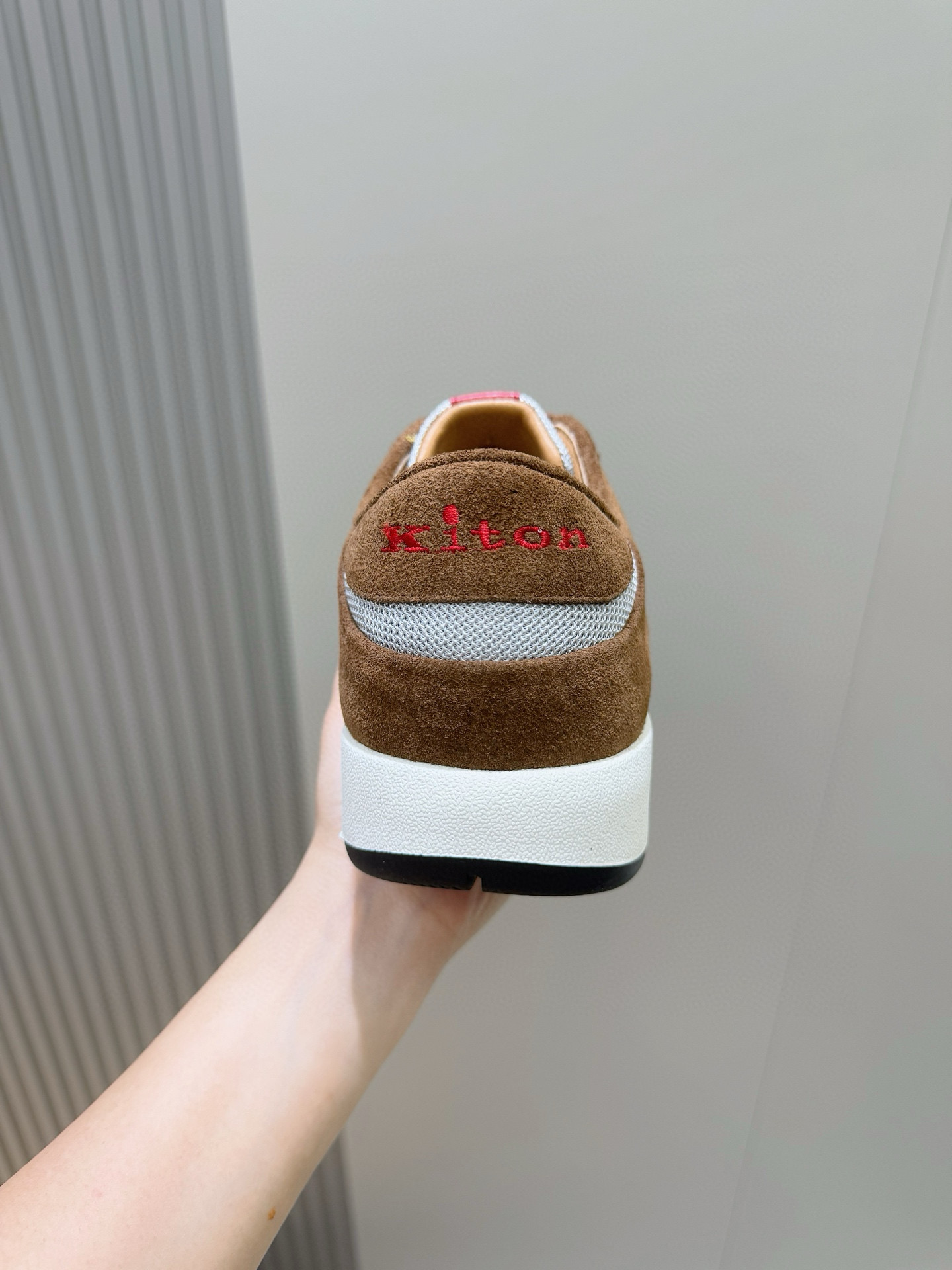 Male Sneakers Red Breathable S