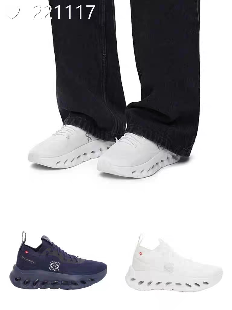 Male Running Shoes White Shock Absorbing L