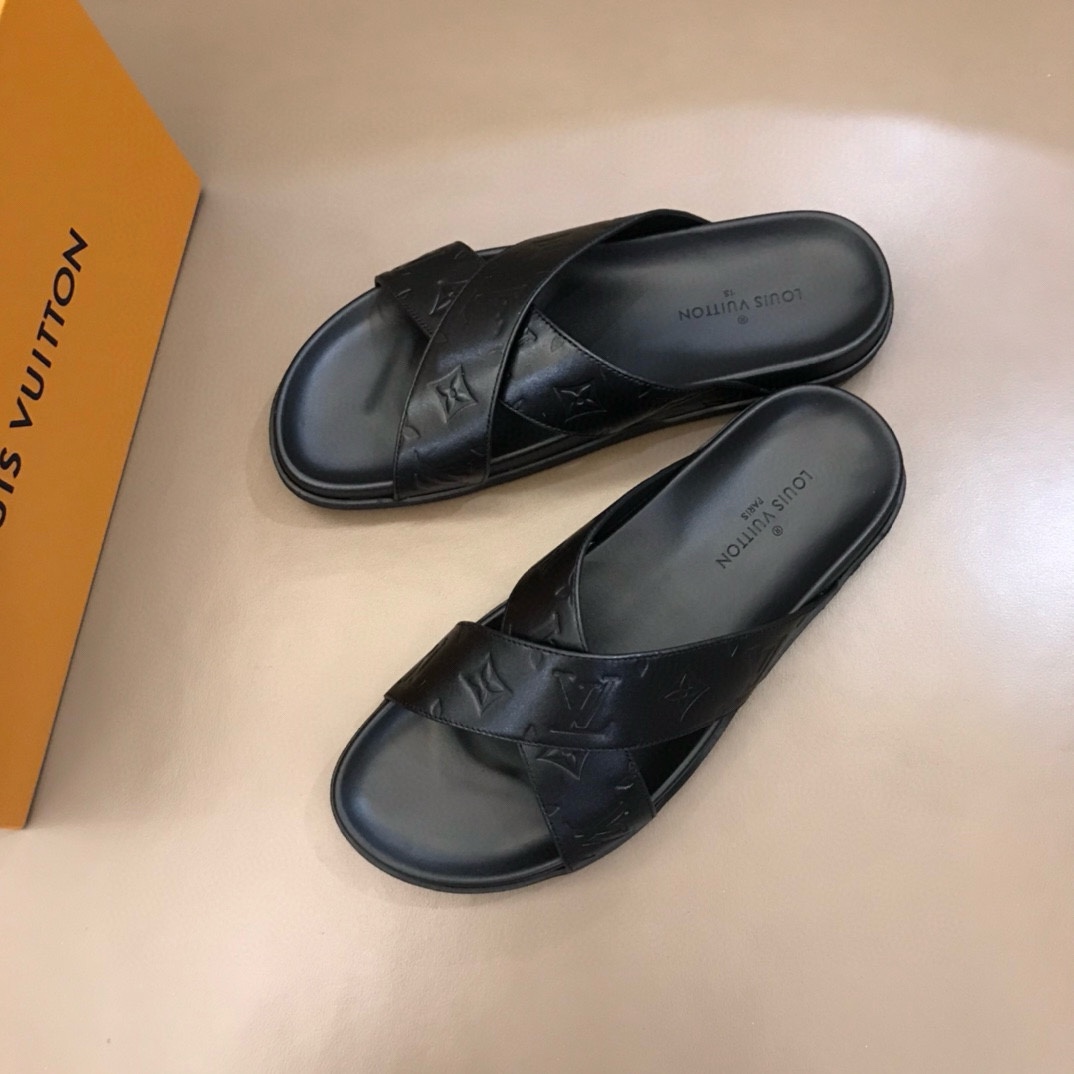Louis Vuitton Male Slippers L-s