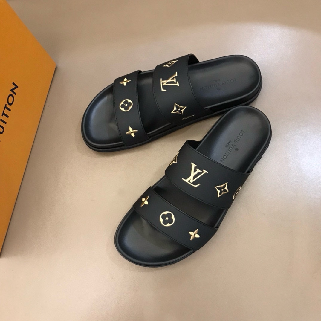 Louis Vuitton Male Slippers L-s