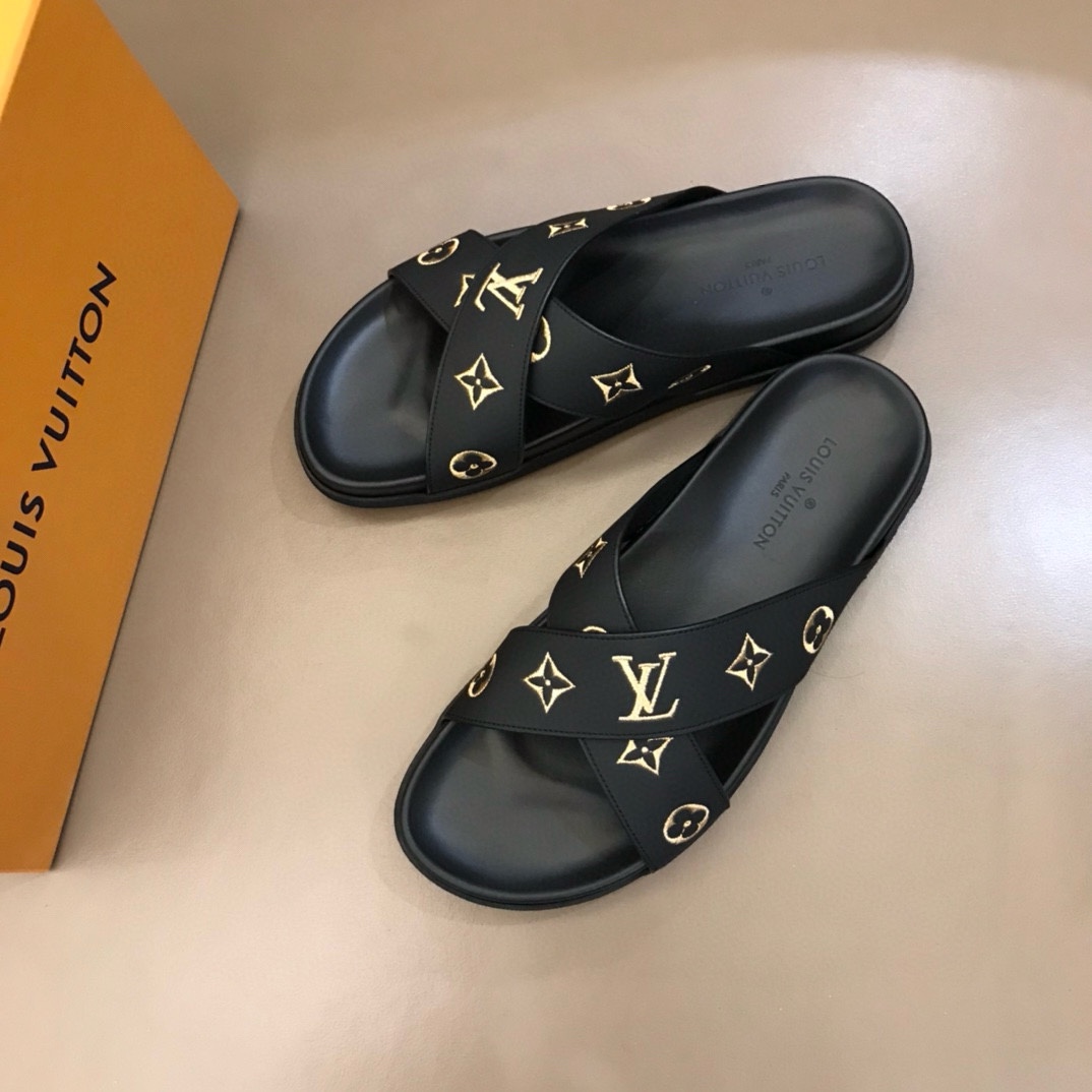 Louis Vuitton Male Slippers L-s