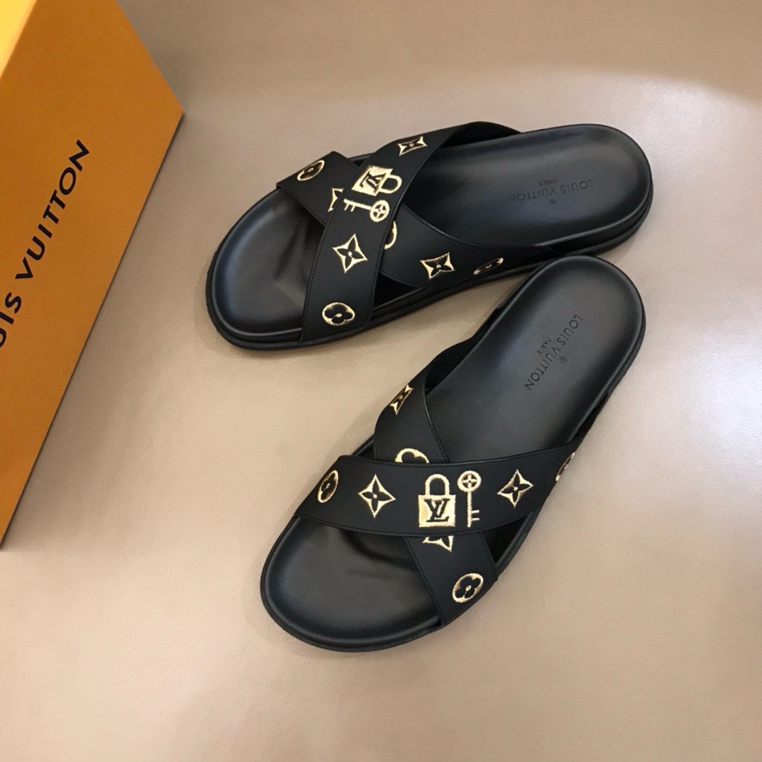 Louis Vuitton Male Slippers L-s