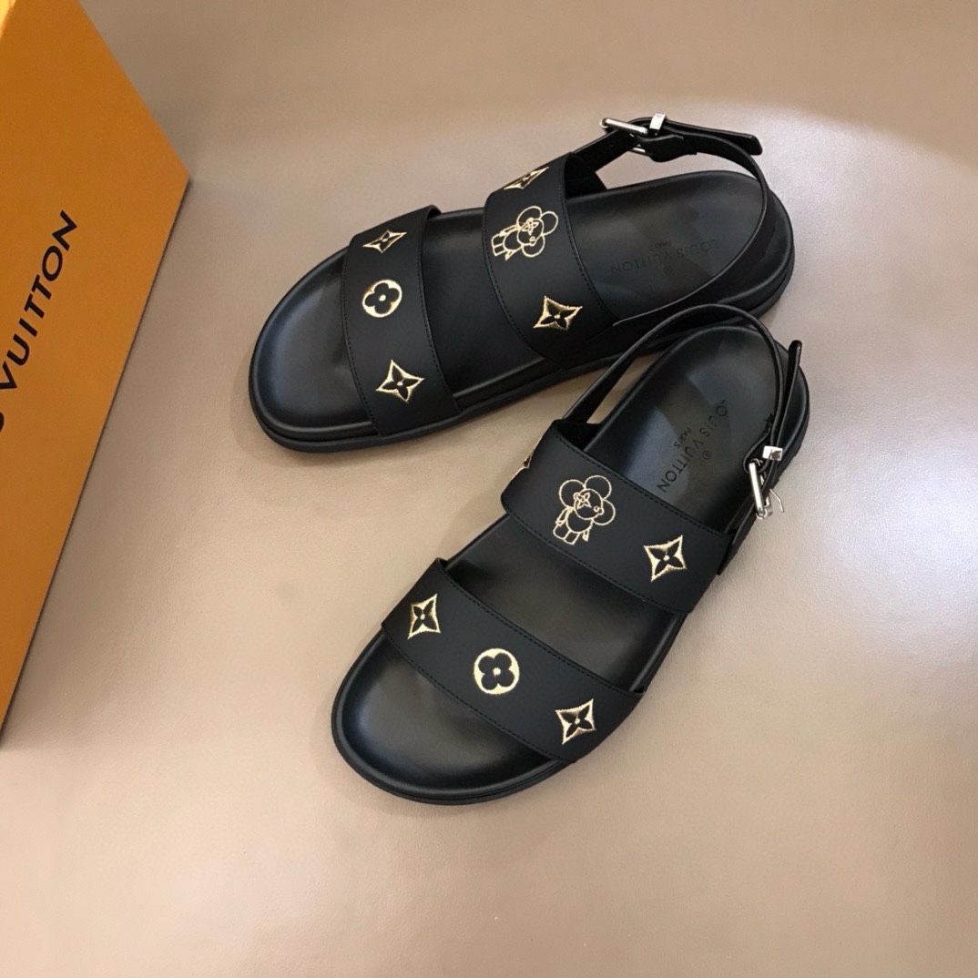 Louis Vuitton Male Slippers L-s