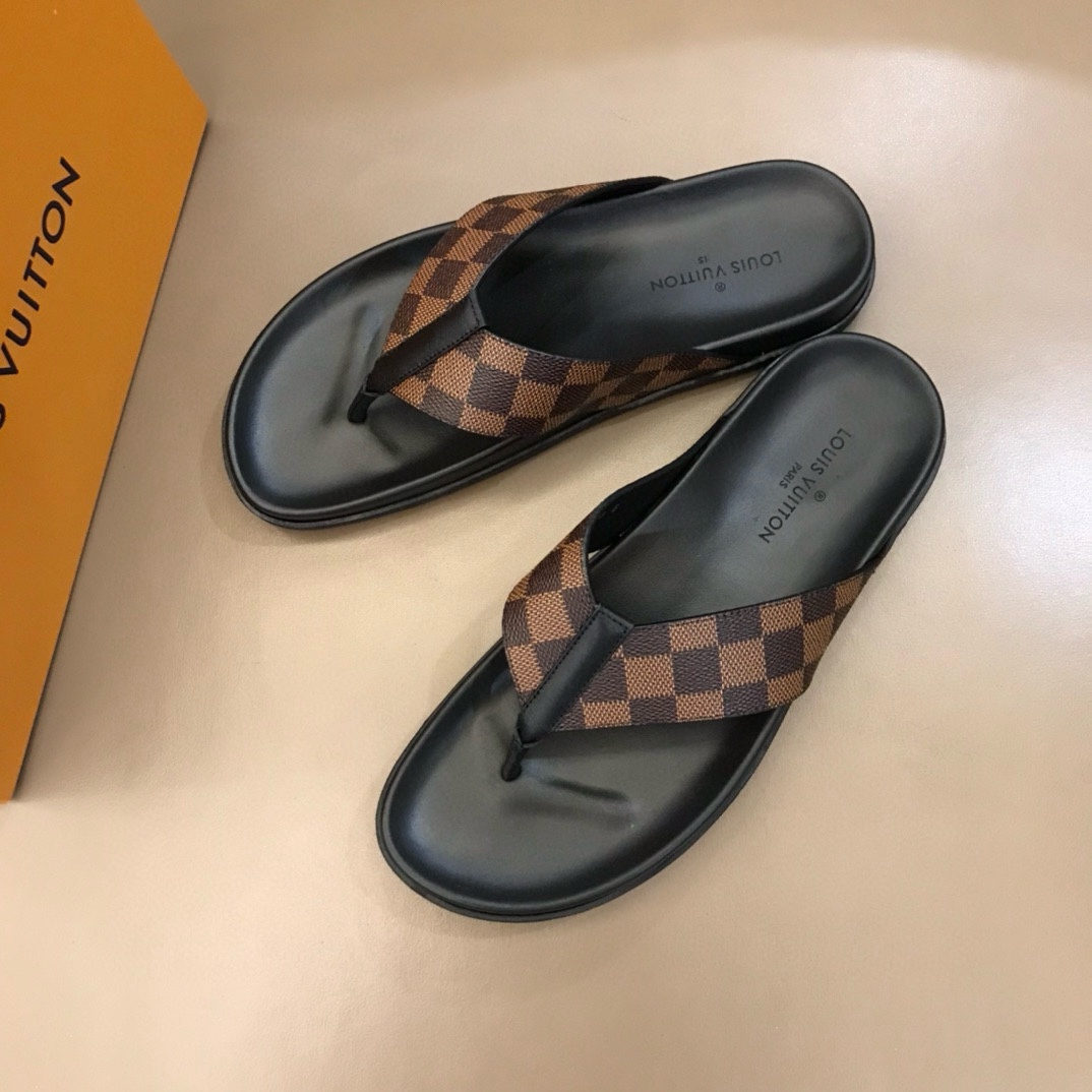 Louis Vuitton Male Slippers L-s