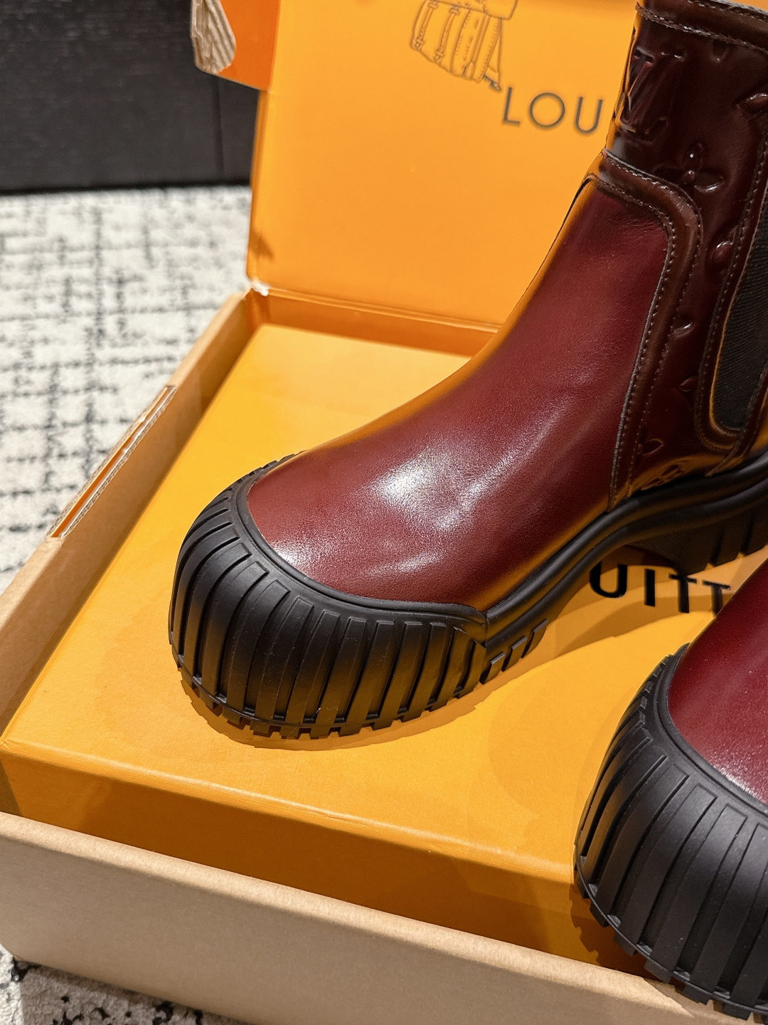 Louis Vuitton Boots Cow Leather L-s