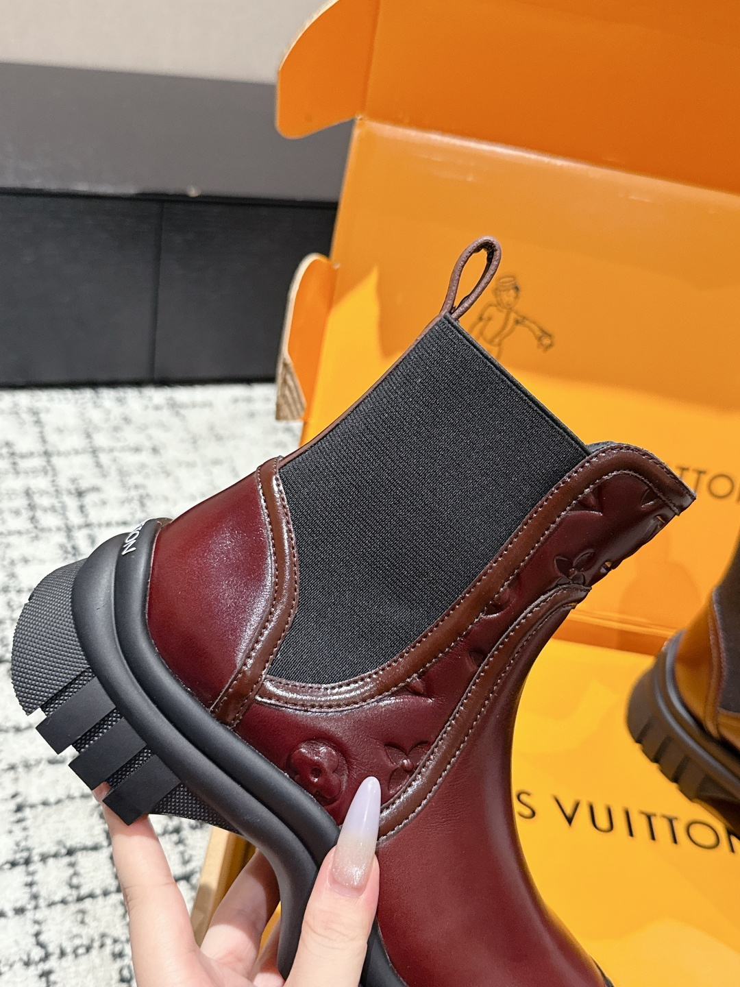 Louis Vuitton Boots Cow Leather L-s