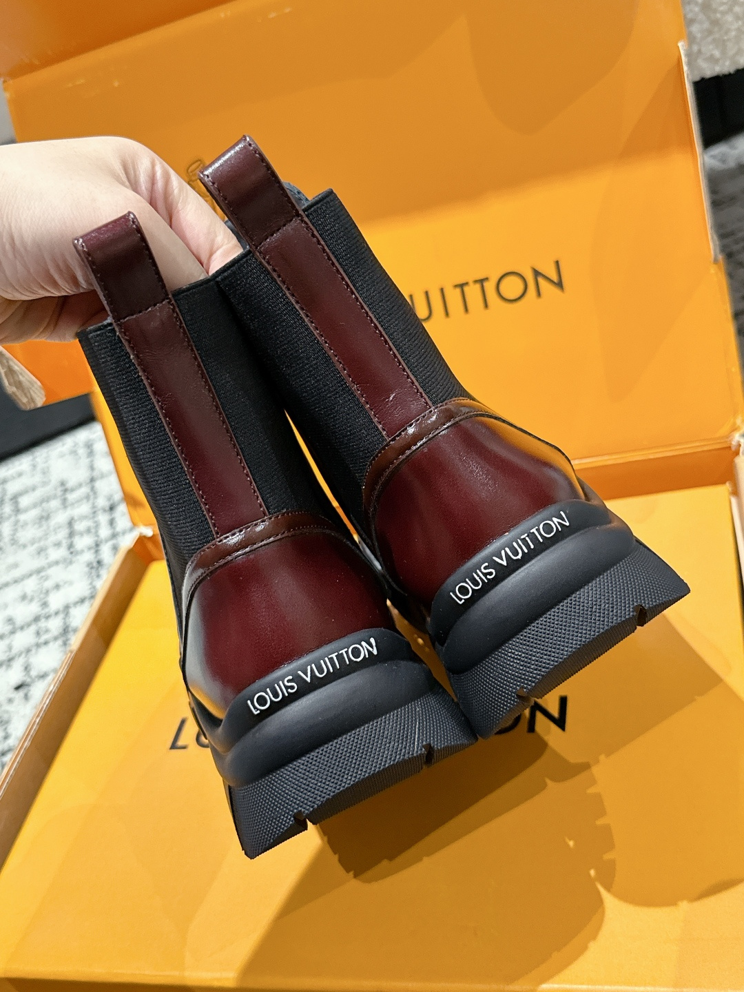 Louis Vuitton Boots Cow Leather L-s
