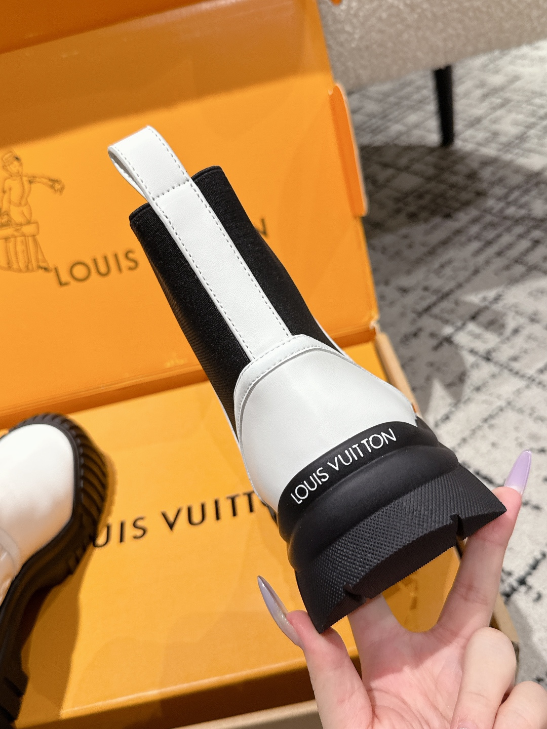 Louis Vuitton Boots Cow Leather L-s