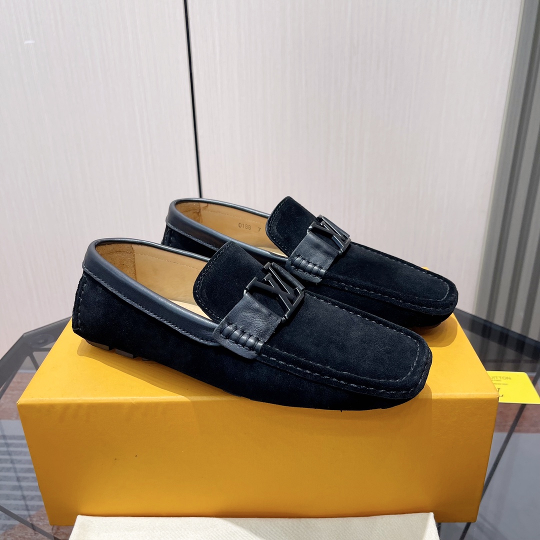 Louis Vuitton Loafers Cow Leather L-s