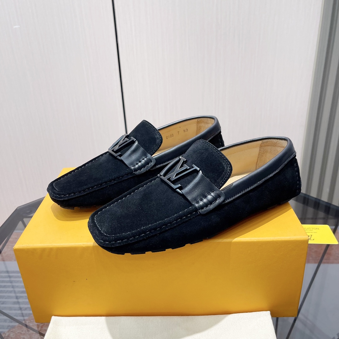 Louis Vuitton Loafers Cow Leather L-s