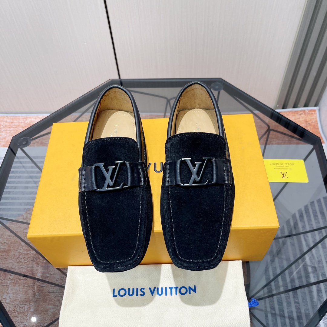 Louis Vuitton Loafers Cow Leather L-s