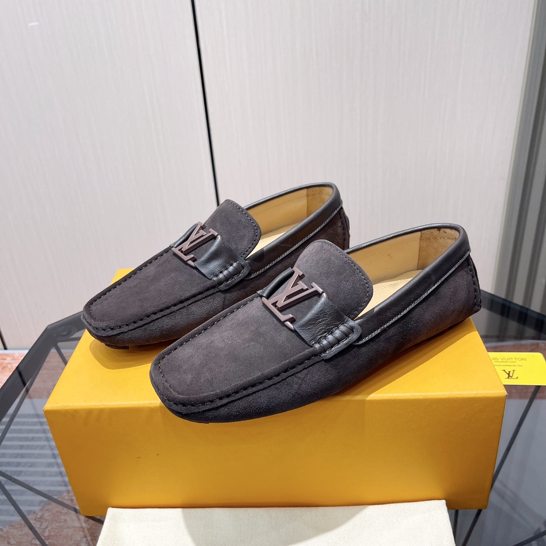 Louis Vuitton Loafers Cow Leather L-s