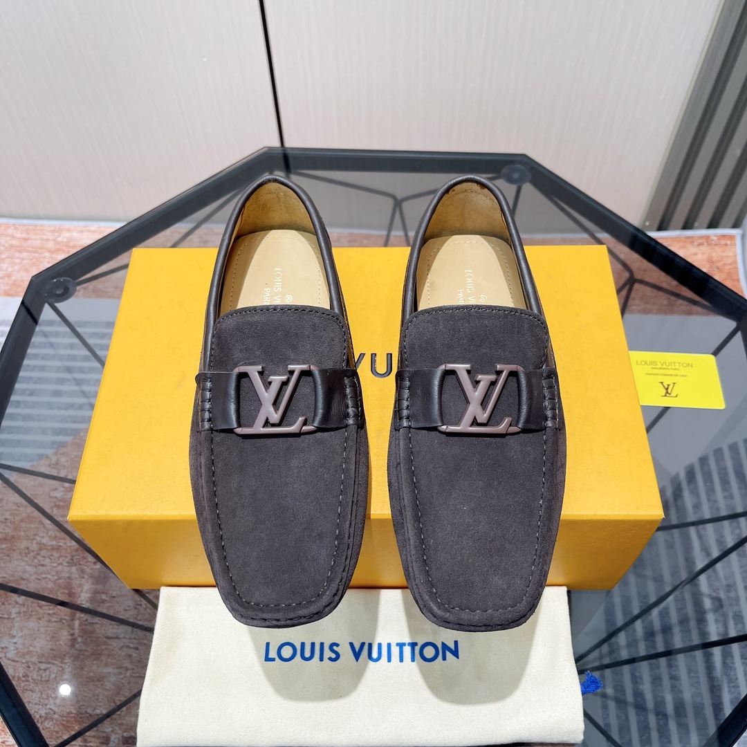Louis Vuitton Loafers Cow Leather L-s
