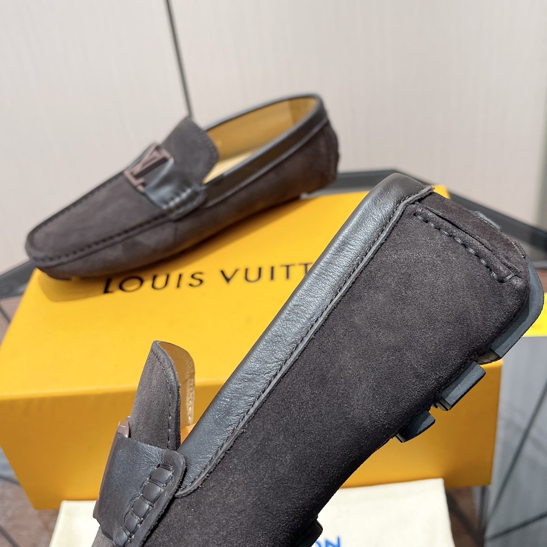 Louis Vuitton Loafers Cow Leather L-s