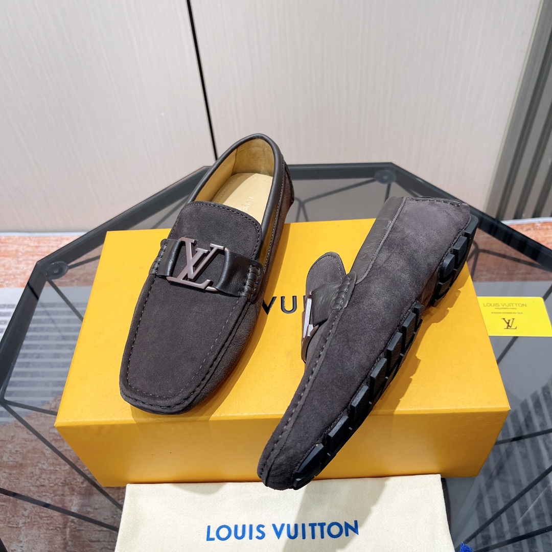 Louis Vuitton Loafers Cow Leather L-s